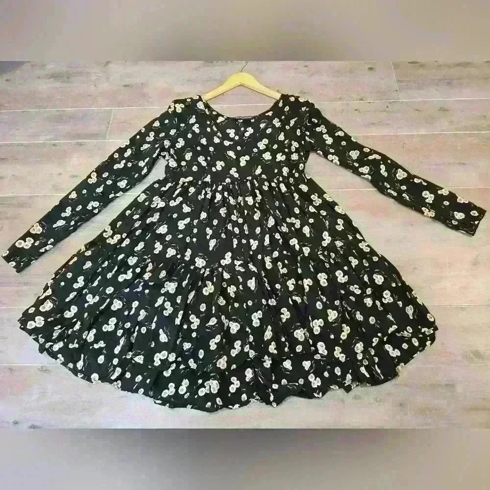 Brandy Melville Floral Babydoll Dress